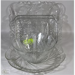 FLAT OF BEAUTIFUL SERVING DISHES