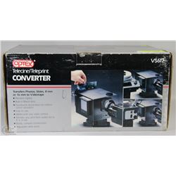 OPTEX TELEPRINT CONVERTER-CONVERTS 8MM + 16MM OWTO