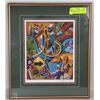 Image 1 : FRAMED AND ARTIST SIGNED AND NUMBERED PRINT BY