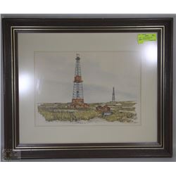 FRAMED ARTIST SIGNED AND NUMBERED PRINT 25/250