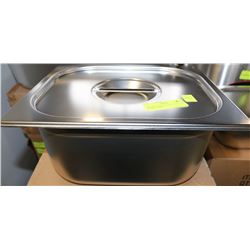 ME #09-STAINLESS STEEL HALF SIZE 6" DEEP FOOD