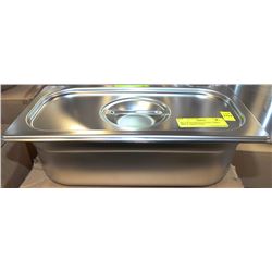 ME #10-STAINLESS STEEL THIRD SIZE 4" DEEP FOOD