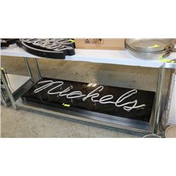 ME #12-STAINLESS STEEL WORK TABLE 30" X 72"