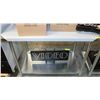 Image 1 : ME #11-STAINLESS STEEL WORK TABLE 30" X 48"
