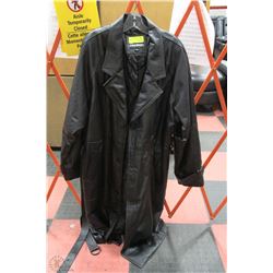 PELLE CUIR LEATHER LONG JACKET SIZE XL
