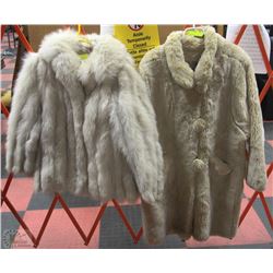 2- COATS INCL. FURS BY LISTER MINK COAT & STERLING