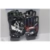 Image 1 : BAG OF 6 PAIR OF GLOW IN THE DARK HALLOWEEN GLOVES