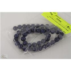#29-Natural Blue Lazuli Lapis Loose Bead 15"(8mm)
