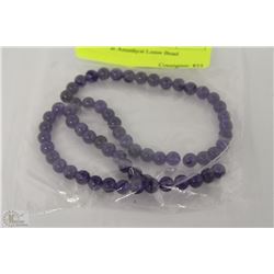 #27-Russian Amethyst Loose Bead 15"(6mm)