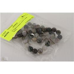 #26-Natural Agate(indian) AAA Loose Bead 15"(8mm)