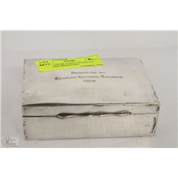 BIRKS CEDAR LINED CIGARETTE CASE 1926 PRESENTED