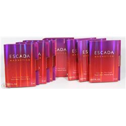LOT OF 7 ESCADA MAGNETISM EAU DE PARFUM 2ML VIALS