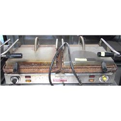 PEROTTO DOUBLE PANINI GRILL SOLD AS IS