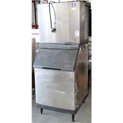 MANITOWOC ICE MACHINE WITH ICE BIN