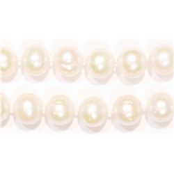#3-STERLING SILVER FRESHWATER PEARL NECKLACE