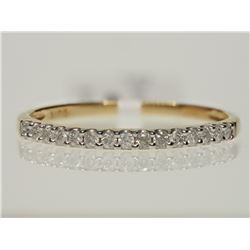 #6-10K YELLOW GOLD DIAMOND RING SIZE 7