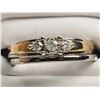 Image 1 : #32-10K YELLOW AND WHITE GOLD DIAMOND RING SET