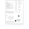 Image 2 : #46-14K WHITE GOLD BLUE TOPAZ AND DIAMOND PENDANT