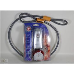 FLAT WITH HALOGEN HEADLIGHT & SEATPOST SAFETY