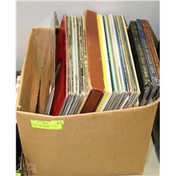 BOX OF LPS INCLUDING 78 RPMS FROM 30-50'S MELISSA