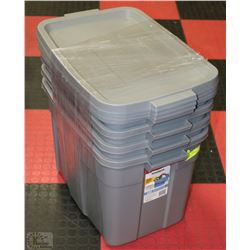BUNDLE OF 4 RUBBERMAID ROUGHNECK
