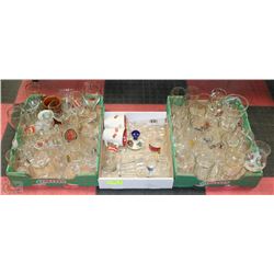 HUGE LIQUOR GLASS COLLECTION