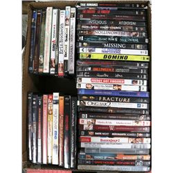 BOX W/47 DVD MOVIES