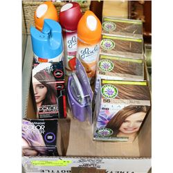 BOX W/NEW GLADE & LYSOL AIR FRESHENERS,