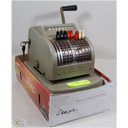 VINTAGE SPEEDRITE CHEQUE WRITER