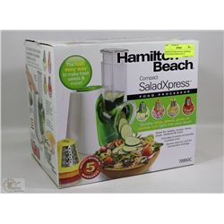 HAMILTON BEACH SALADXPRESS FOOD PROCESSOR NEW IN