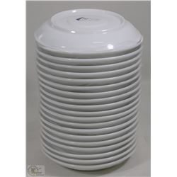 CASE OF 20 COMMERCIAL GRADE SAUCERS