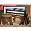 Image 1 : BOX W/PICTURES, FRAMES & WALL HANGINGS,