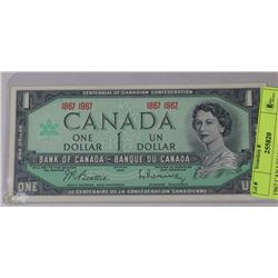1967 CANADIAN CENTENNIAL ONE DOLLAR BANKNOTE