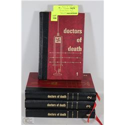 SET OF 4 DOCTORS OF DEATH BOOKS