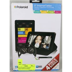 NEW POLAROID 9" INTERNET TABLET WITH ACCESSORY
