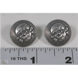 #5)GERMAN NAZI TOTENKOPT DIVSION UNIFORM BUTTONS