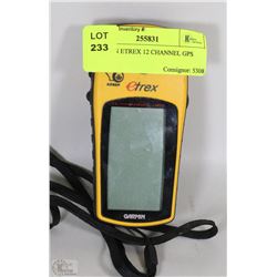 GARMIN ETREX 12 CHANNEL GPS