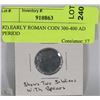 Image 1 : #2).EARLY ROMAN COIN 300-400 AD PERIOD