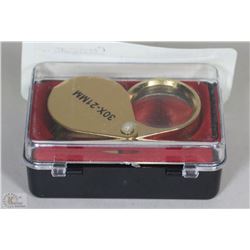 JEWELLERS MAGNIFIER 30 POWER IN CASE