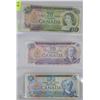 Image 1 : SHEET WITH CANADIAN DOLLAR BILLS INCL. $20 1969,