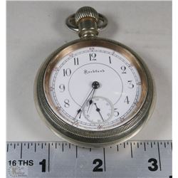 ANTIQUE 1898 ROCKFORD 17 JEWEL RAILWAY LEVER POCKET WATCH