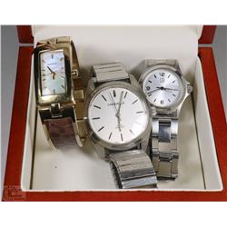 3-WATCHES :VINTAGE CARAVELLE BY BULOVA MENS WATCH