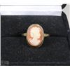 Image 1 : CAMEO 10KT GOLD RING SIZE 7.5