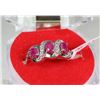 Image 1 : #11-Natural Red Ruby & CZ 925% Solid Silver Ring