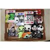 Image 1 : NIGHTMARE BEFORE CHRISTMAS BOX LOT INCL PLUSHIES,