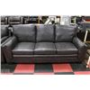 Image 3 : NEW CYRUS CHARCOAL LEATHERETTE SOFA AND LOVE
