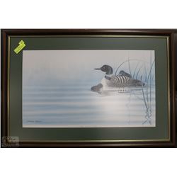 FRAMED, SIGNED LTD EDITION #'D PRINT BY TERRENCE