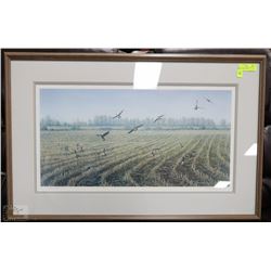 FRAMED AND NUMBERED PRINT BY DON LI LEGER 149/275