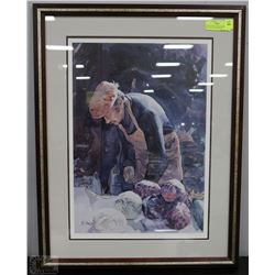 ARTIST SIGNED AND NUMBERED PRINT  BY DAVID KIELLER