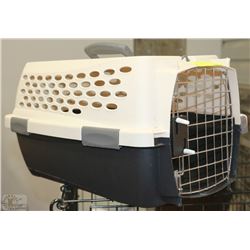 CAT KENNEL 1 DOOR WHITE 12"W X 11"H X 20"L